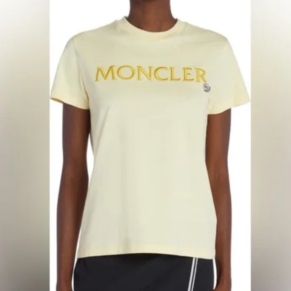 Moncler embroidered-logo cotton T-shirt, Size XS/ 14y - Picture 3 of 9